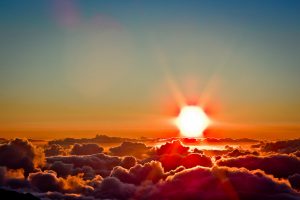 sunrise on a Maui Sunriders Haleakalā volcano tour
