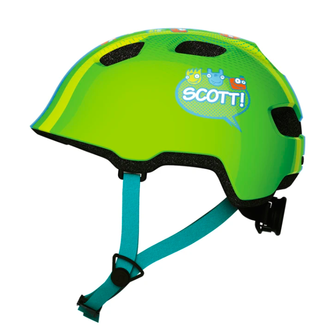 Scott Chomp Contessa Kids Helmet Green Stripe Maui