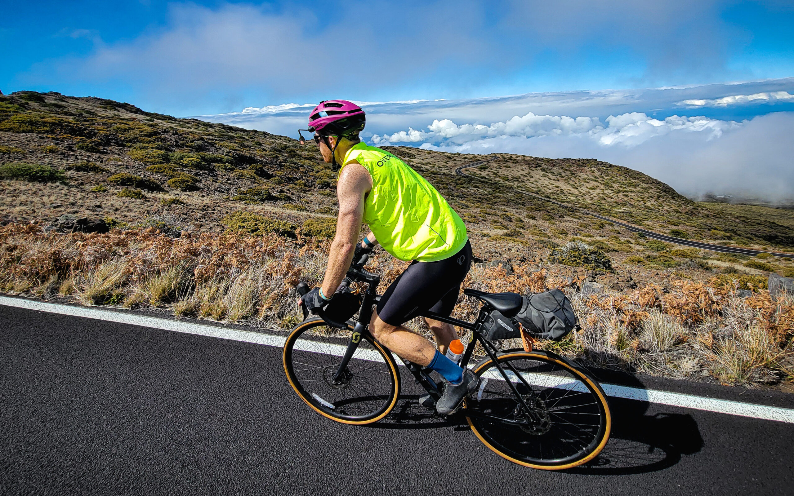 Cycling Haleakala